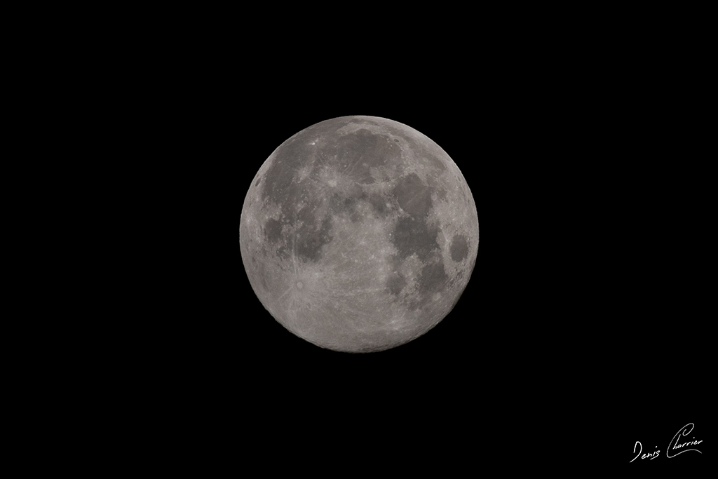 Lever de la lune janvier 2025